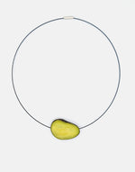 Flattened Seed Wire Necklace - Pretty Pink Jewellery