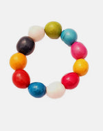 Multicoloured Bolota Bracelet - Pretty Pink Jewellery
