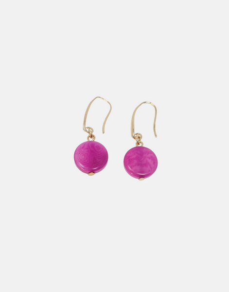 Pink Confetti Drop Earrings - Pretty Pink Jewellery